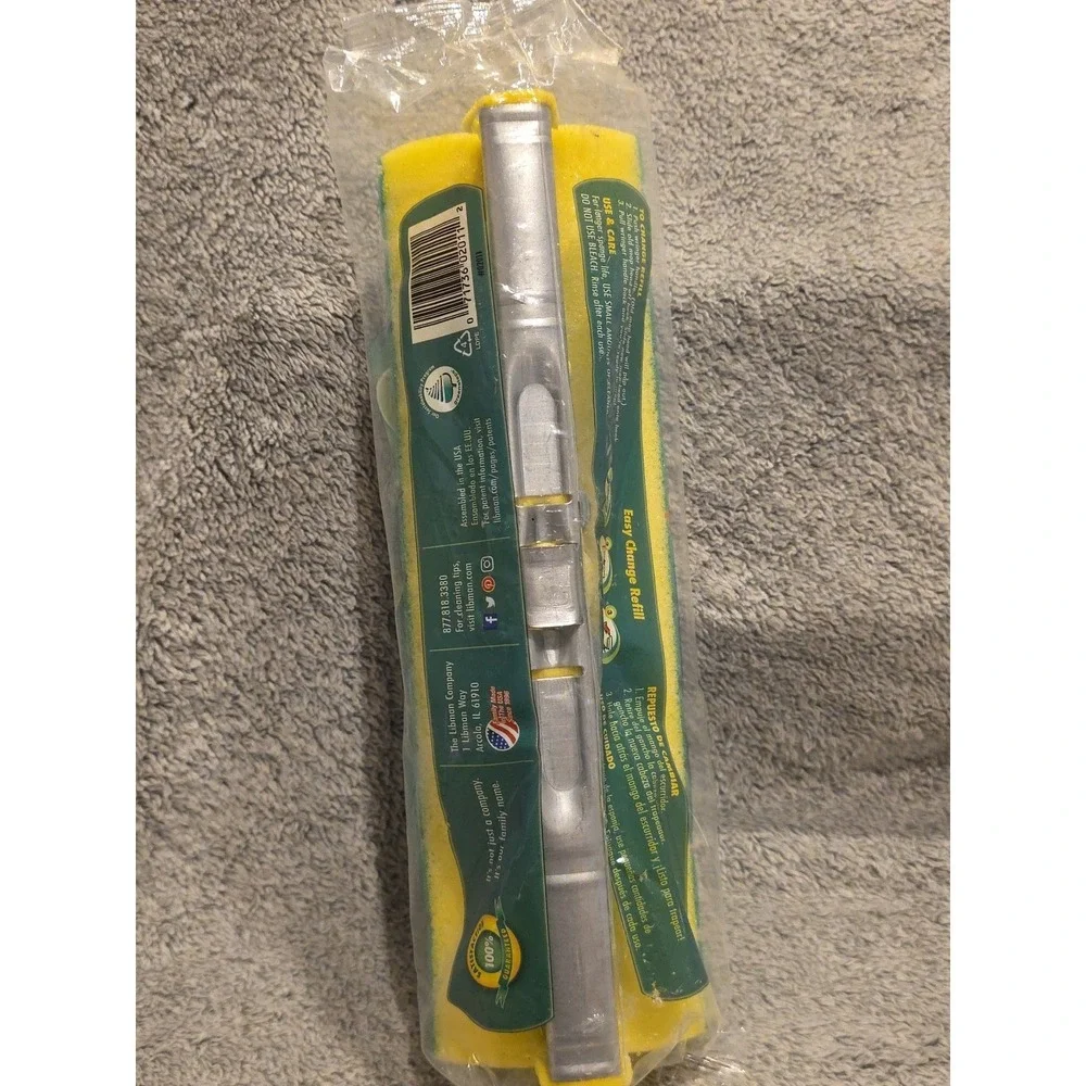 Libman Nitty Gritty Roller Mop Refill‎ 02011 In Original Sealed Package